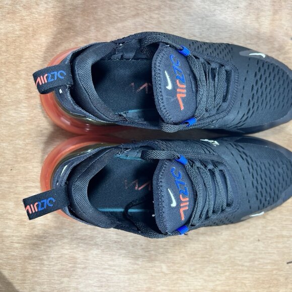 Nike Air Max 270 Men Size 9.5 Black Bright Crimson 2021 Shoes - Picture 10 of 11